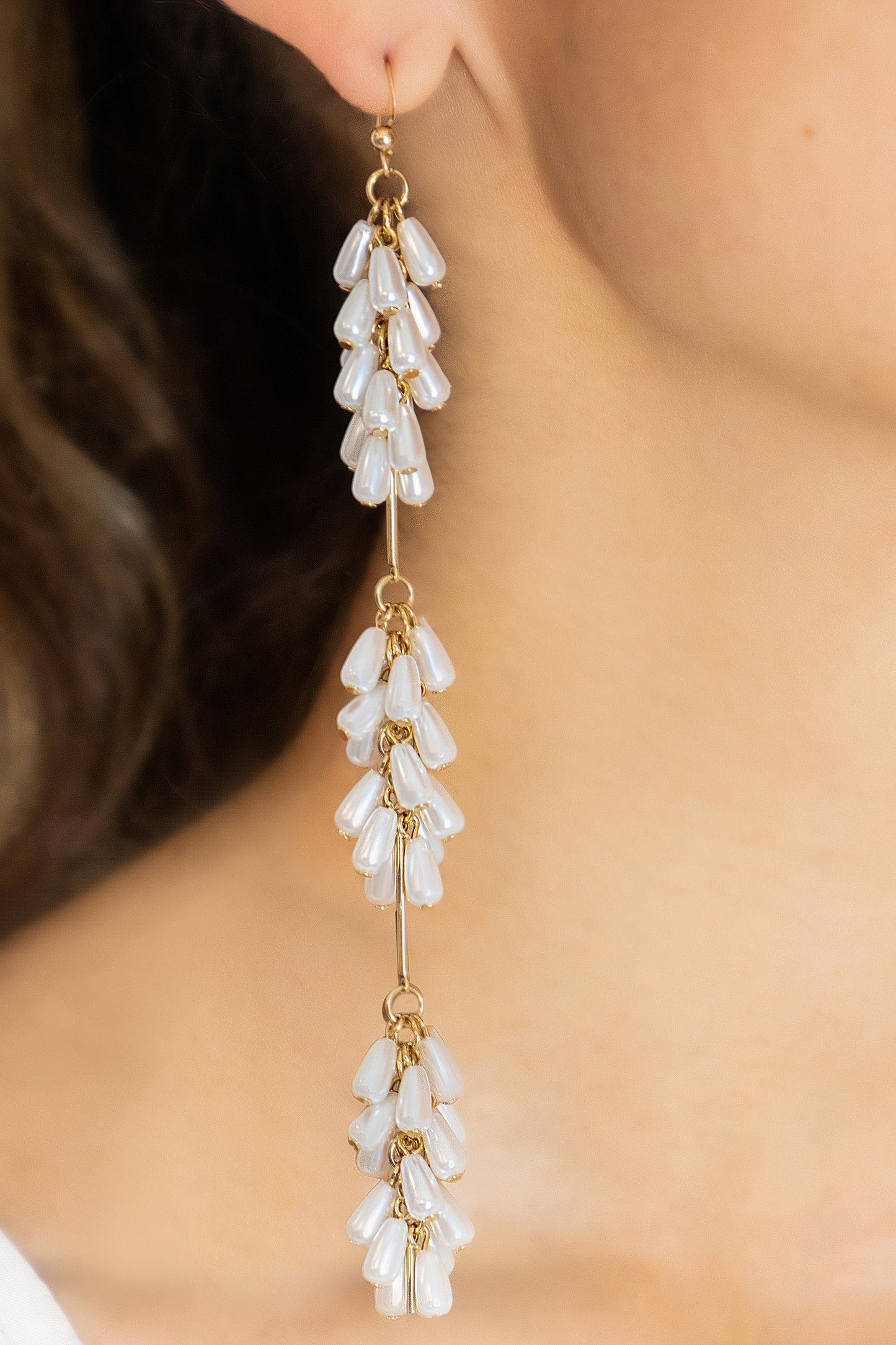 Pearl Waterfall Earrings